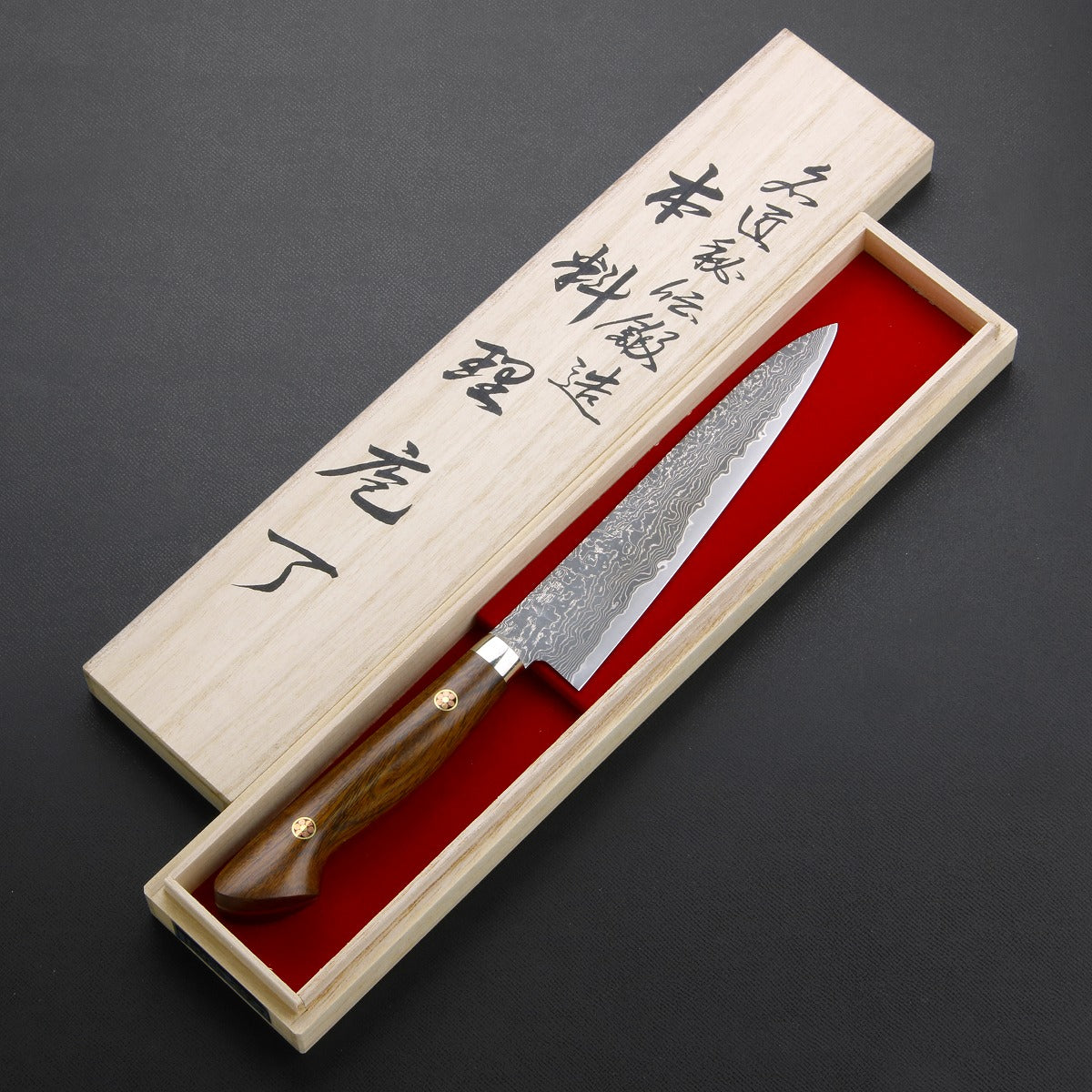 HONMAMON 牛刀（主廚刀）高級粉末HSS R2 大馬士革模樣, 270mm