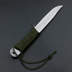 HONMAMON "UNRYU" Japanese Hunting Knife Damascus 10 Layers Aogami Steel, 120mm~210mm Outdoor knife
