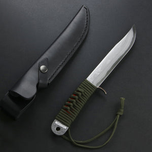 HONMAMON "UNRYU" Japanese Hunting Knife Damascus 10 Layers Aogami Steel, 120mm~210mm Outdoor knife