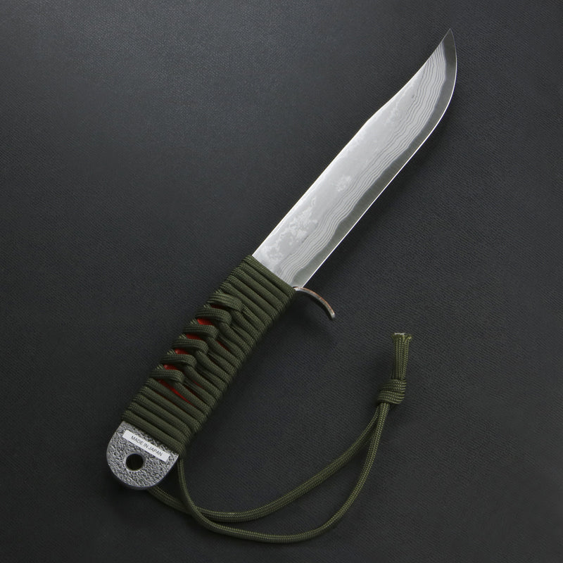 HONMAMON "UNRYU" Japanese Hunting Knife Damascus 10 Layers Aogami Steel, 120mm~210mm Outdoor knife