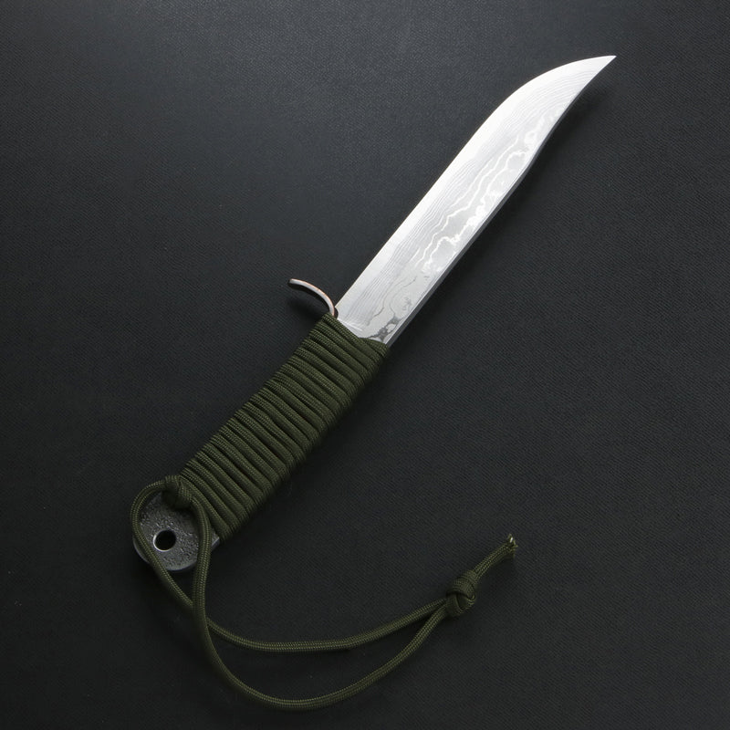 HONMAMON "UNRYU" Japanese Hunting Knife Damascus 10 Layers Aogami Steel, 120mm~210mm Outdoor knife