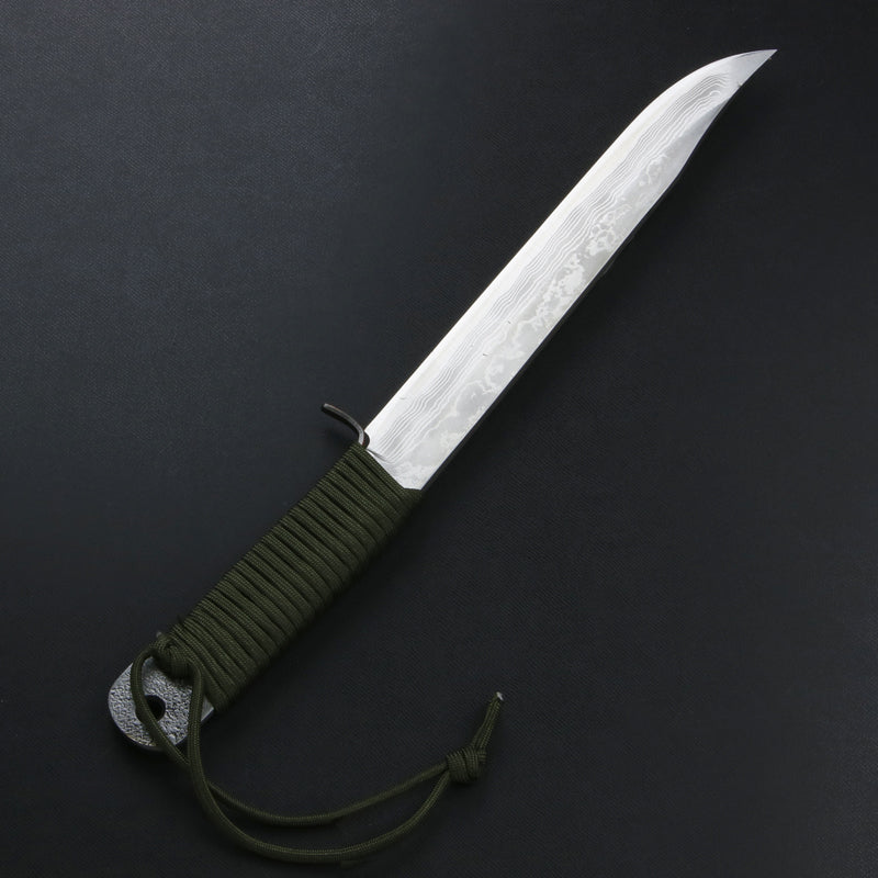 HONMAMON "UNRYU" Japanese Hunting Knife Damascus 10 Layers Aogami Steel, 120mm~210mm Outdoor knife