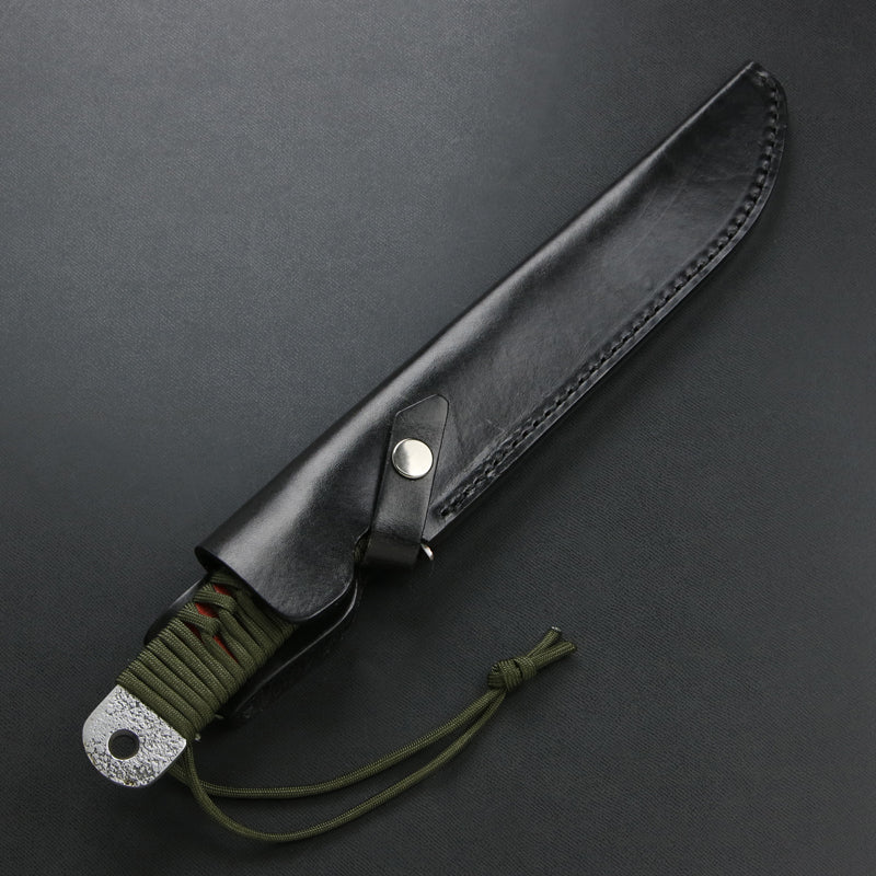 HONMAMON "UNRYU" Japanese Hunting Knife Damascus 10 Layers Aogami Steel, 120mm~210mm Outdoor knife
