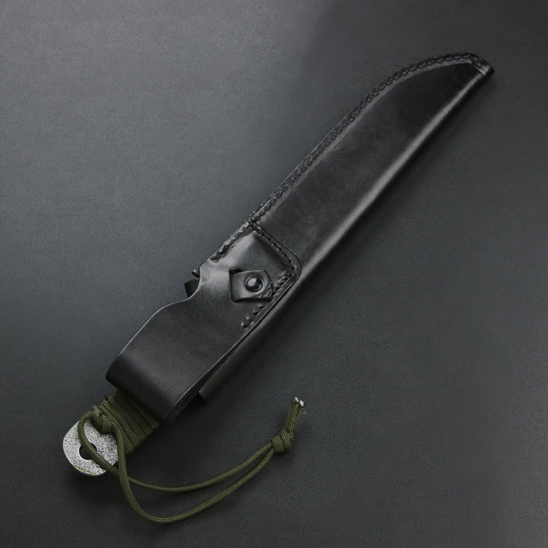 HONMAMON "UNRYU" Japanese Hunting Knife Damascus 10 Layers Aogami Steel, 120mm~210mm Outdoor knife