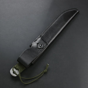 HONMAMON "UNRYU" Japanese Hunting Knife Damascus 10 Layers Aogami Steel, 120mm~210mm Outdoor knife