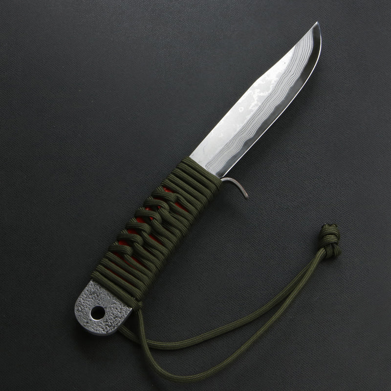 HONMAMON "UNRYU" Japanese Hunting Knife Damascus 10 Layers Aogami Steel, 120mm~210mm Outdoor knife