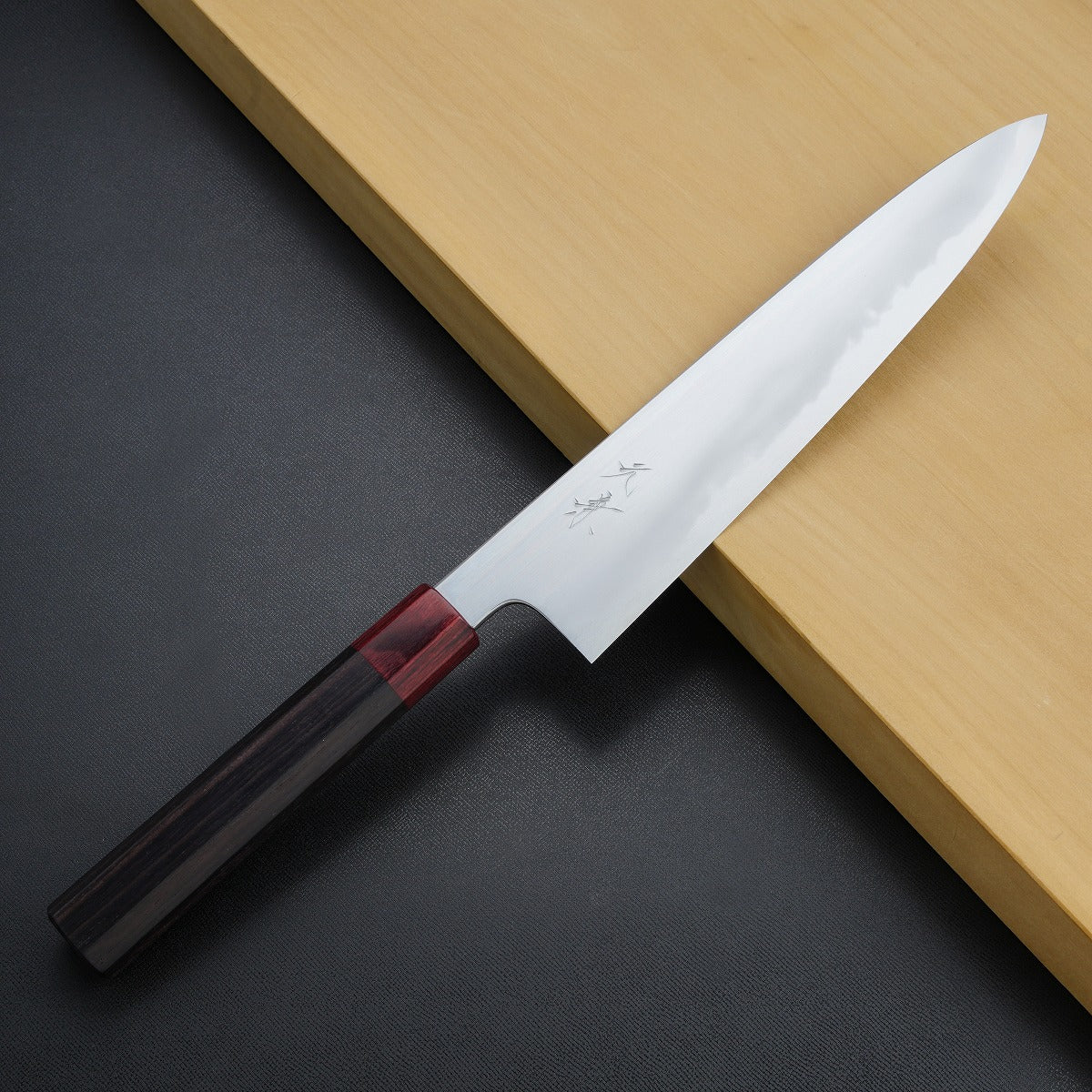"YOSHIKAZU TANAKA" Sakai Motokane Gyuto SHIROGAMI No. 2 rosewood handle, 240mm
