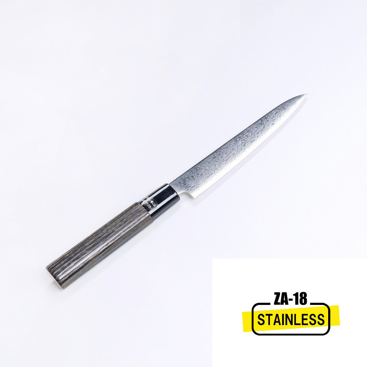 生果刀 (功能刀) ZA18不鏽鋼+ 墨流模樣, 150mm