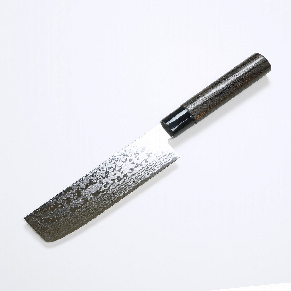Nakiri (Vegetable Knife) ZA18 Laminated Stainless Steel, Suminagashi Pattern, 165mm