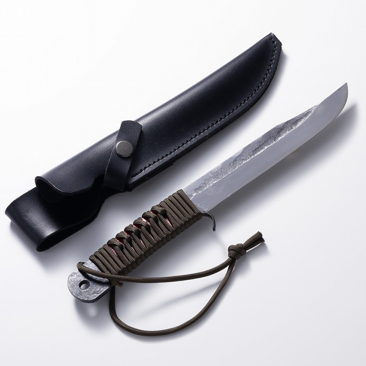 Japanese Carving Knife with Leather Case