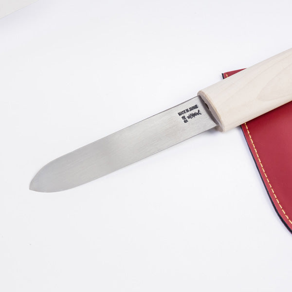 "MIKIHISA" Makiri : Hammered Pattern Shirogami Small Kitchen Knife, 135mm~150mm Single Bevel