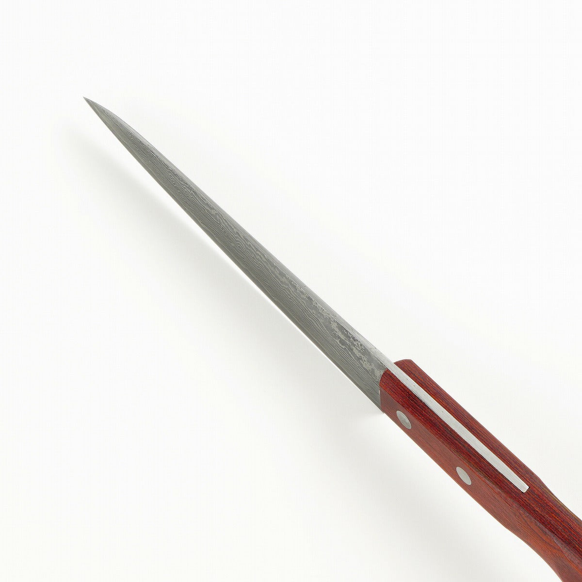 HONMAMON 生果刀（萬用刀）粉末HSS大馬士革花紋, 155mm