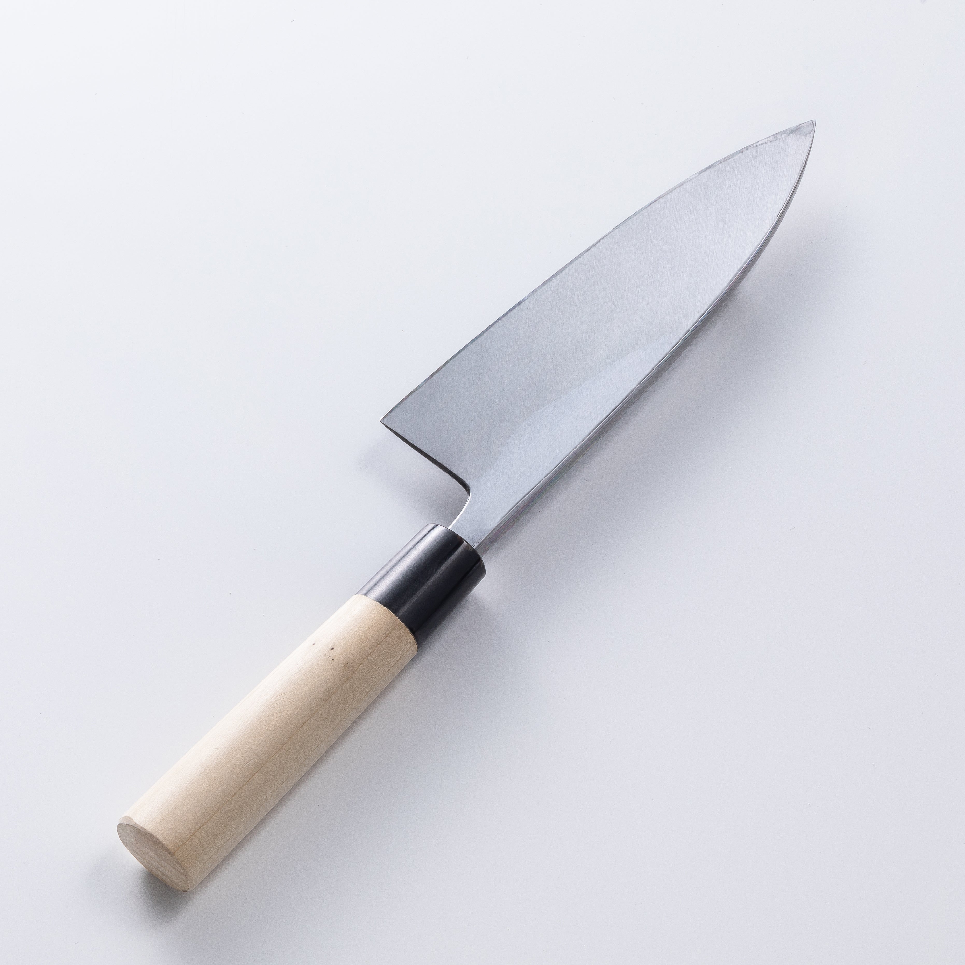"SAKAI MOTOKANE" Deba  (Butcher Knife) Shirogami Steel, 150mm~210mm with Wooden Case