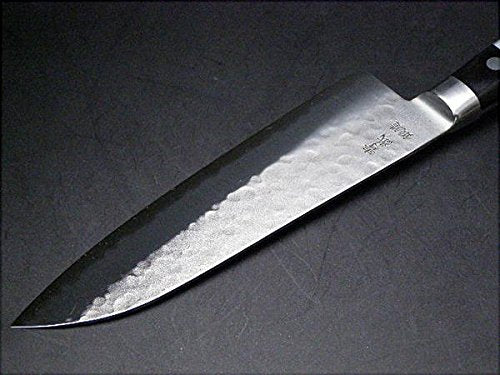 Santoku (Multi-Purpose Knife) Aogami Steel No.2, Beautiful Satin Finished Surface, 170mm