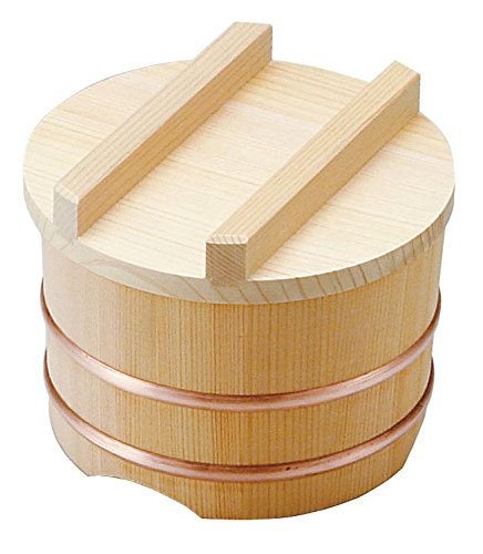 Wooden rice holder φ15×H9cm, Made of Kiso Sawara cypress