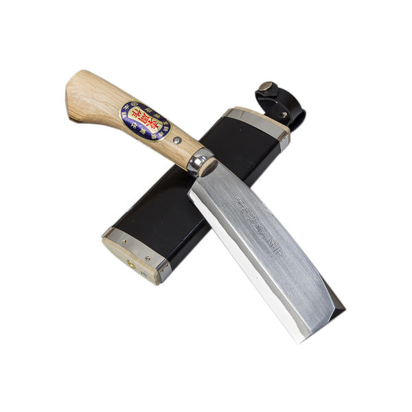 AZUMASYUSAKU Handmade Polished Japanese Hatchet / Machete, SHIROGAMI Steel, 150mm~240mm (NATA)