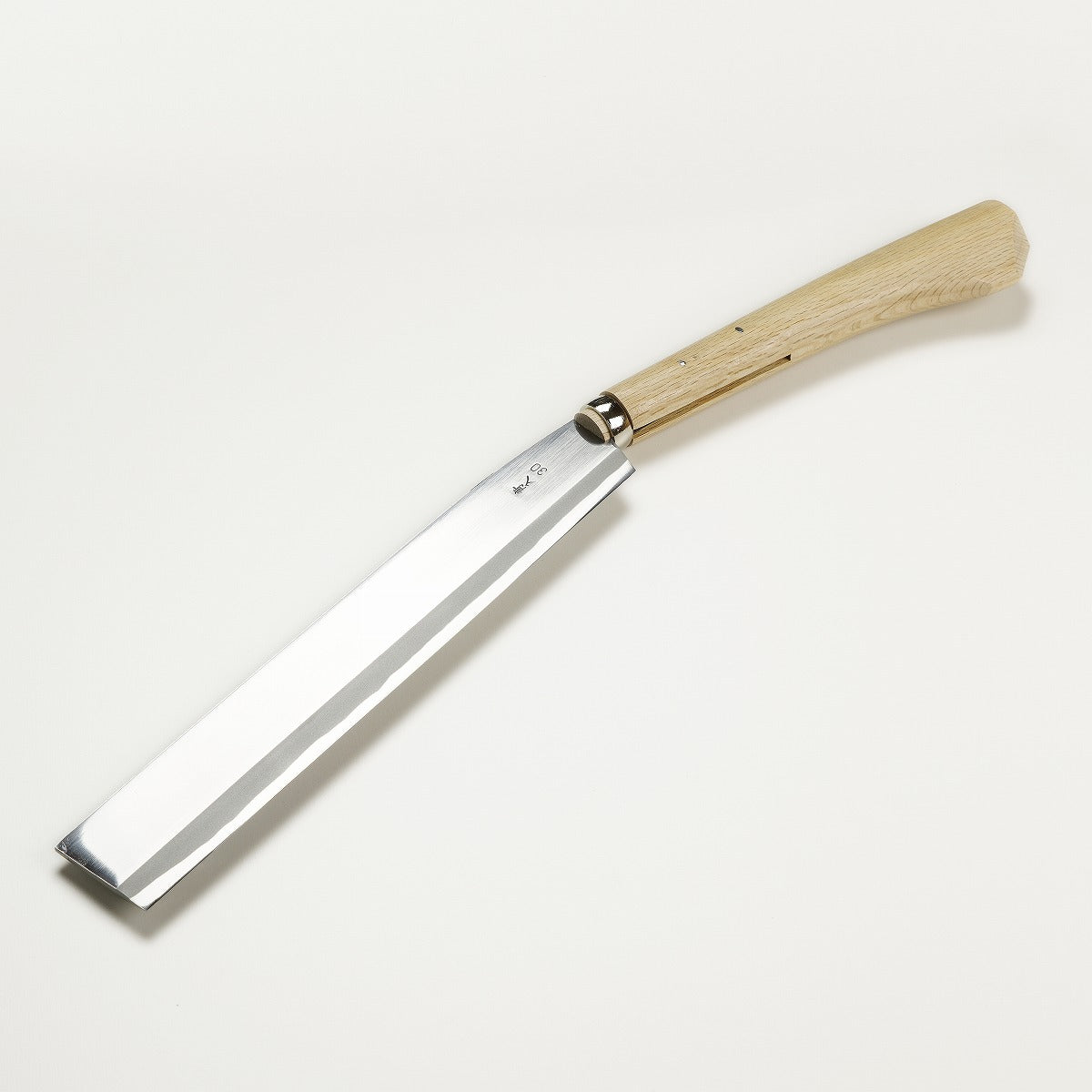 AZUMASYUSAKU" Polished Japanese Hatchet / Machete, Aogami Steel Double edge, 300mm (NATA)