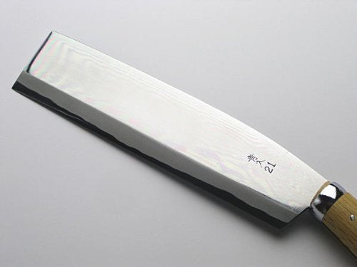 AZUMASYUSAKU Polished Japanese Hatchet / Machete 195mm-240mm & Saw 270mm (abt 10.6") Set Aogami Steel (NATA)