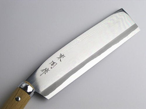 AZUMASYUSAKU Polished Japanese Hatchet / Machete 195mm-240mm & Saw 270mm (abt 10.6") Set Aogami Steel (NATA)