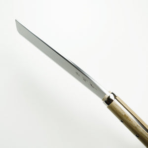 HONMAMON "AZUMASYUSAKU" Polished Japanese Hatchet / Machete 165mm-240mm for Left Hander, Aogami Steel Single Bevel (NATA)