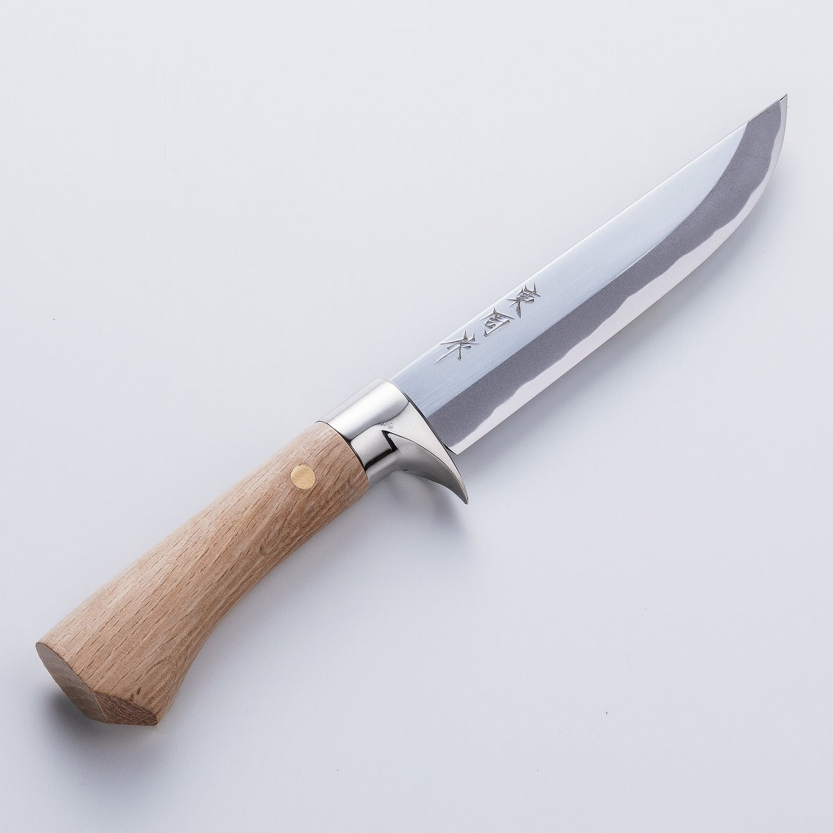 "AZUMASYUSAKU" Polished Japanese Hunting Knife Aogami Steel no.2, 120mm~150mm Short length Outdoor knife