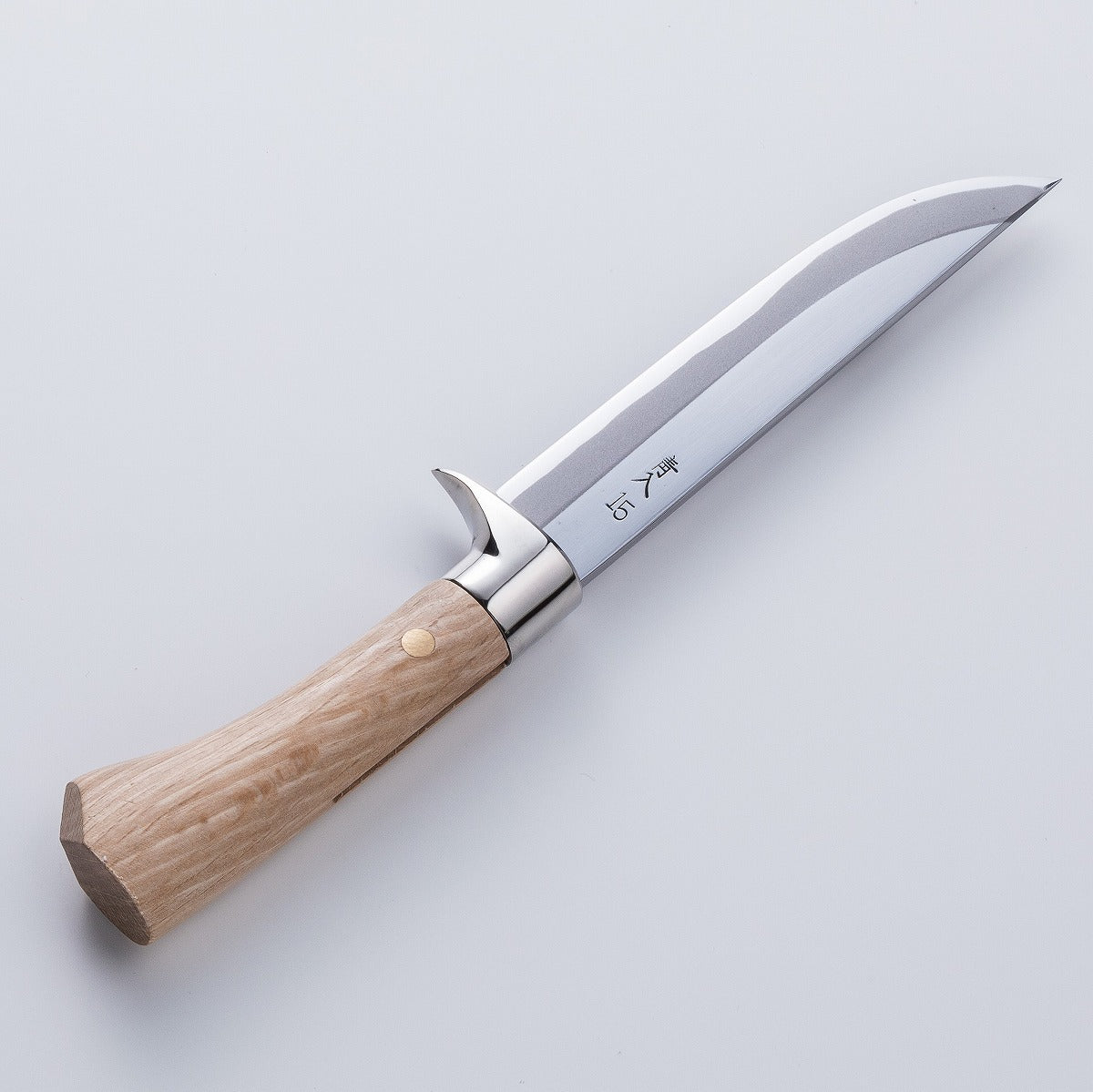 "AZUMASYUSAKU" Polished Japanese Hunting Knife Aogami Steel no.2, 120mm~150mm Short length Outdoor knife
