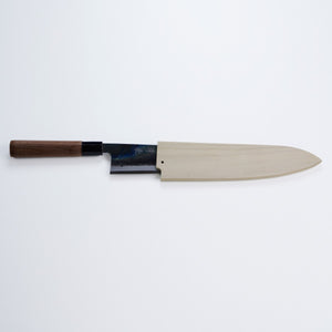 "KIYOKANE" Gyuto Kurouchi (Chef's Knife) Aogami Super Steel with Wooden Case, 210mm~240mm