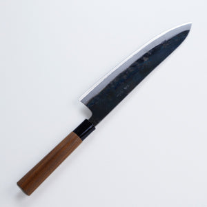 "KIYOKANE" Gyuto Kurouchi (Chef's Knife) Aogami Super Steel with Wooden Case, 210mm~240mm