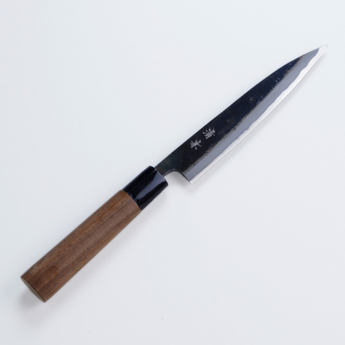 <清兼> 生果刀黑打（功能刀）超青紙鋼連專用木刀套，150mm