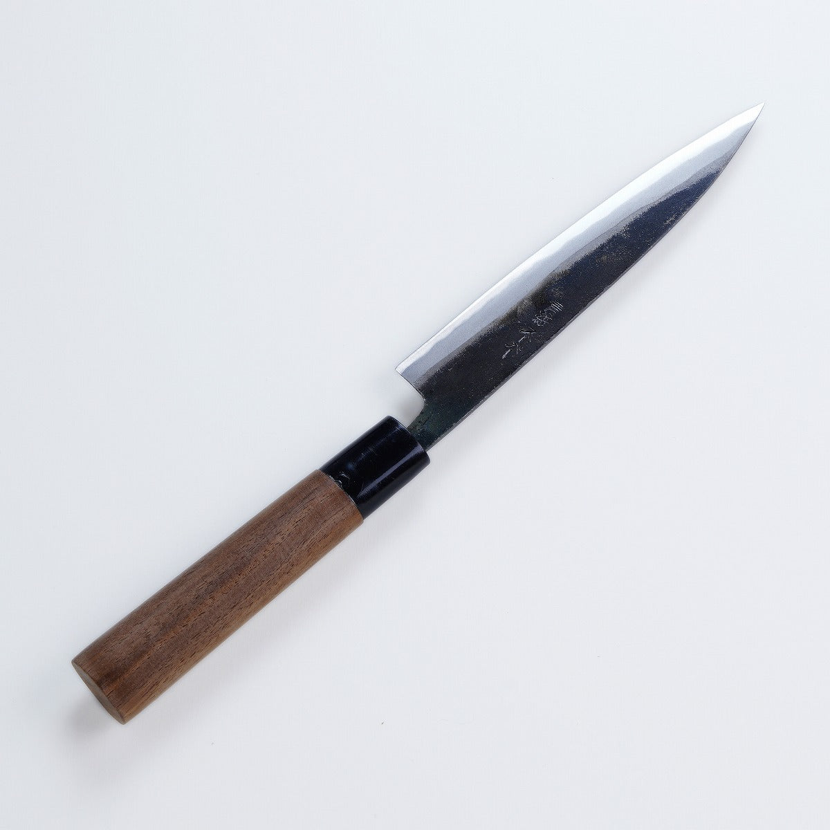 <清兼> 生果刀黑打（功能刀）超青紙鋼連專用木刀套，150mm