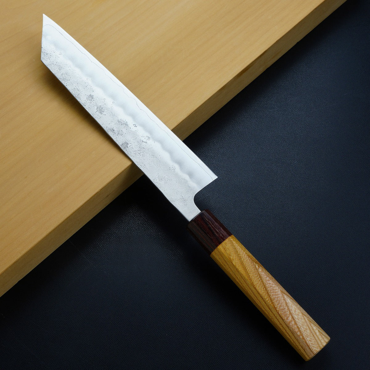 "HONMAMON" Kiritsuke Gyuto (Chef’s Knife) Ginsan Stainless Steel Nashiji, 210mm
