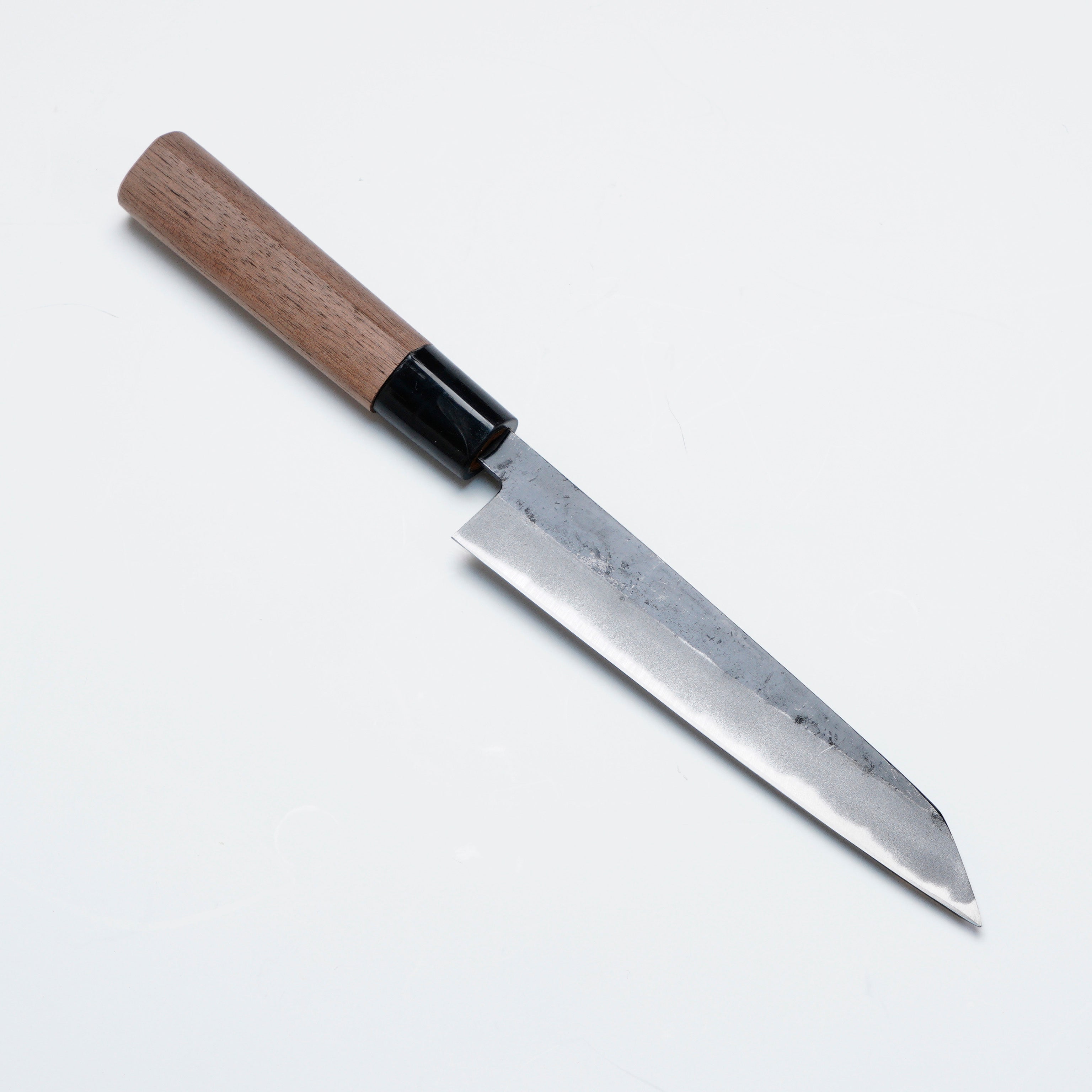 Kiritsuke Yanagiba Kurouchi (Sashimi Knife) Aogami Steel No.2, 150mm with Kurumi Handle