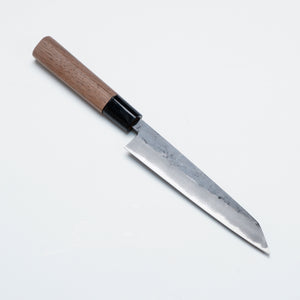 Kiritsuke Yanagiba Kurouchi (Sashimi Knife) Aogami Steel No.2, 150mm with Kurumi Handle