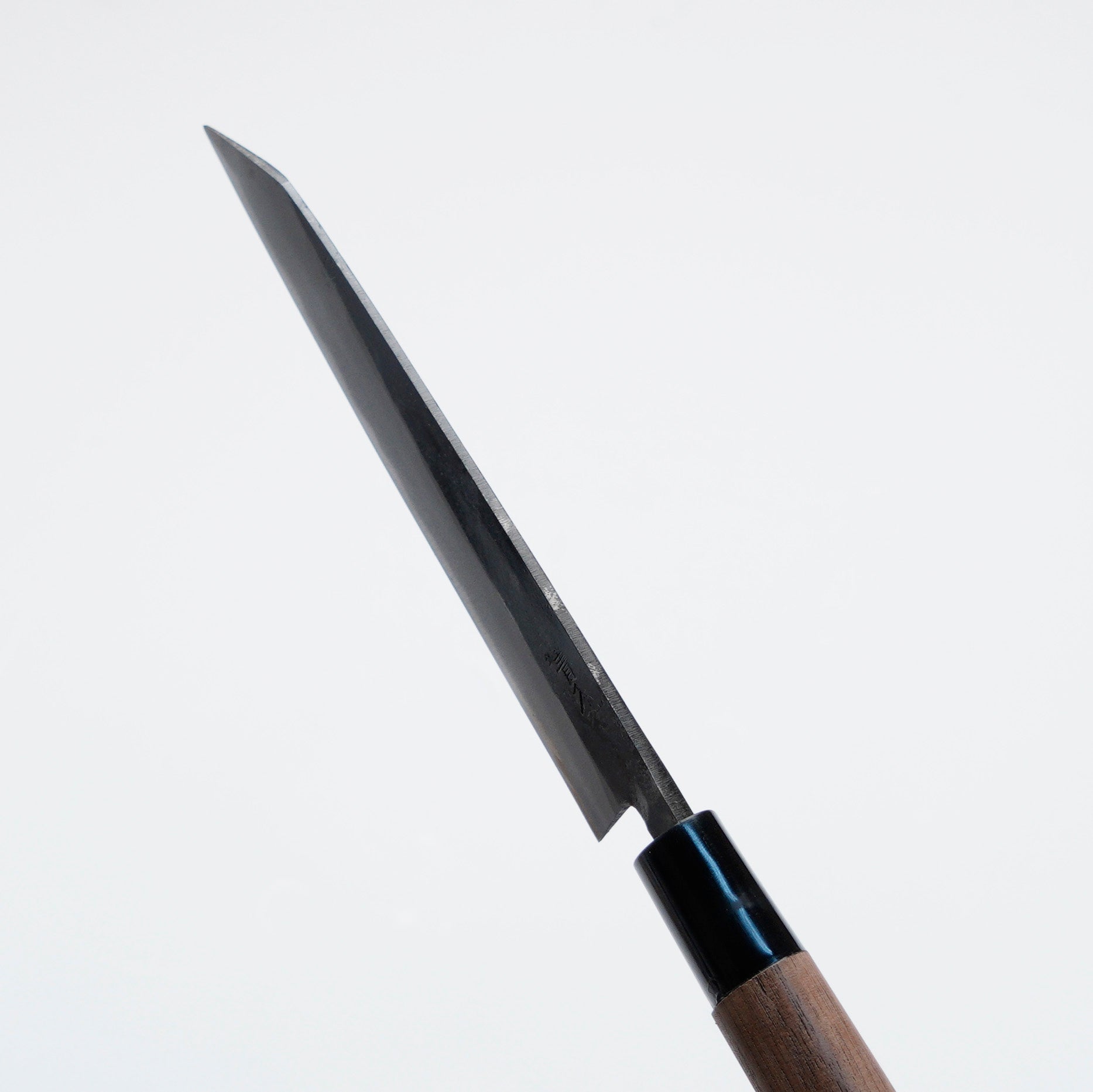 Kiritsuke Yanagiba Kurouchi (Sashimi Knife) Aogami Steel No.2, 150mm with Kurumi Handle