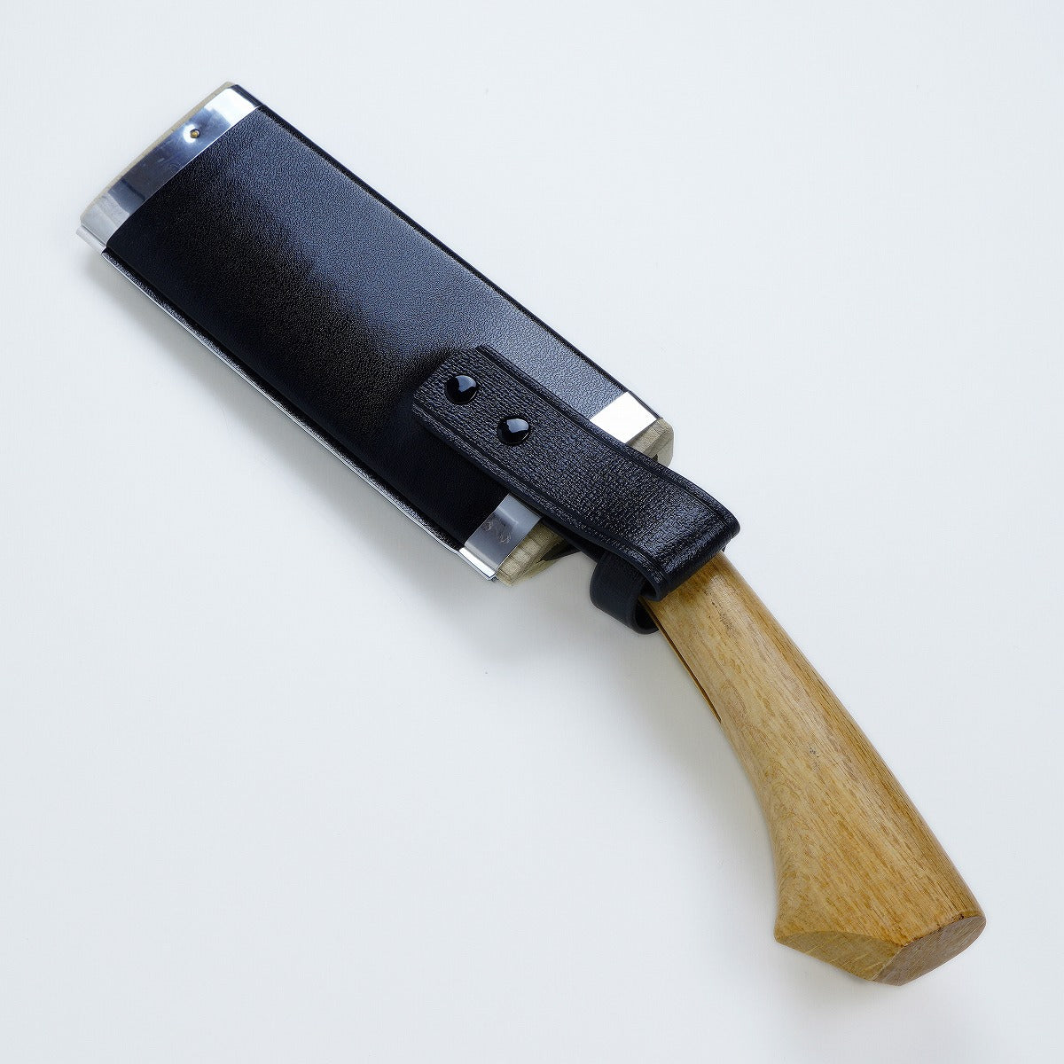 AZUMASYUSAKU Polished Slim Hatchet  (Outdoor Knife) Shirogami Steel, 150mm~240mm Single Bevel  with Case