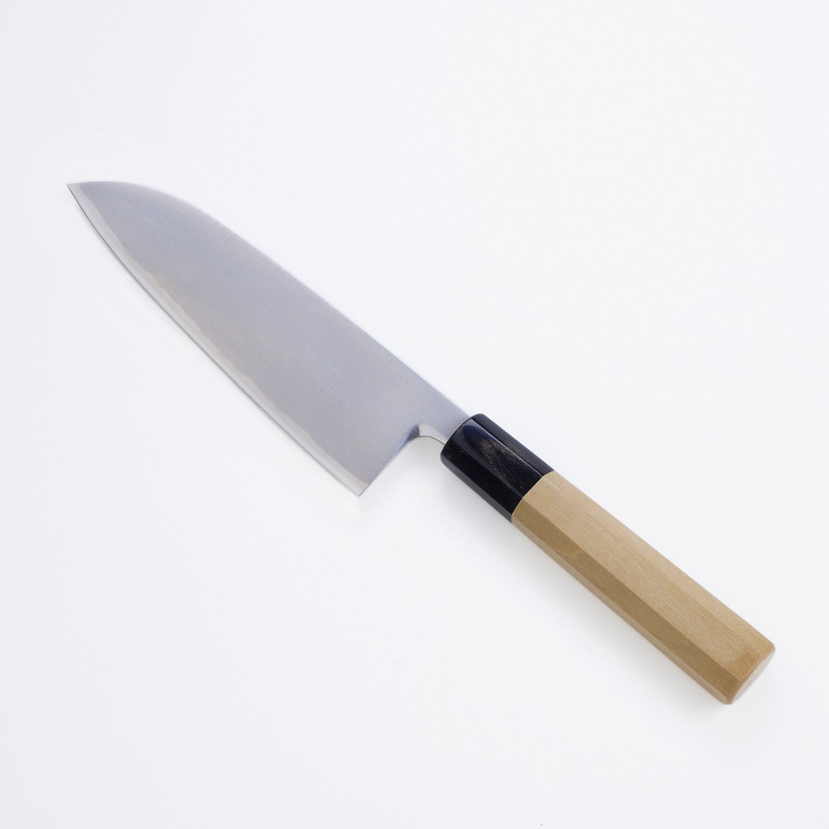"HONMAMON" Santoku (Multi-Purpose Knife) Powdered Heiss R2, Octagon Handle, 165mm