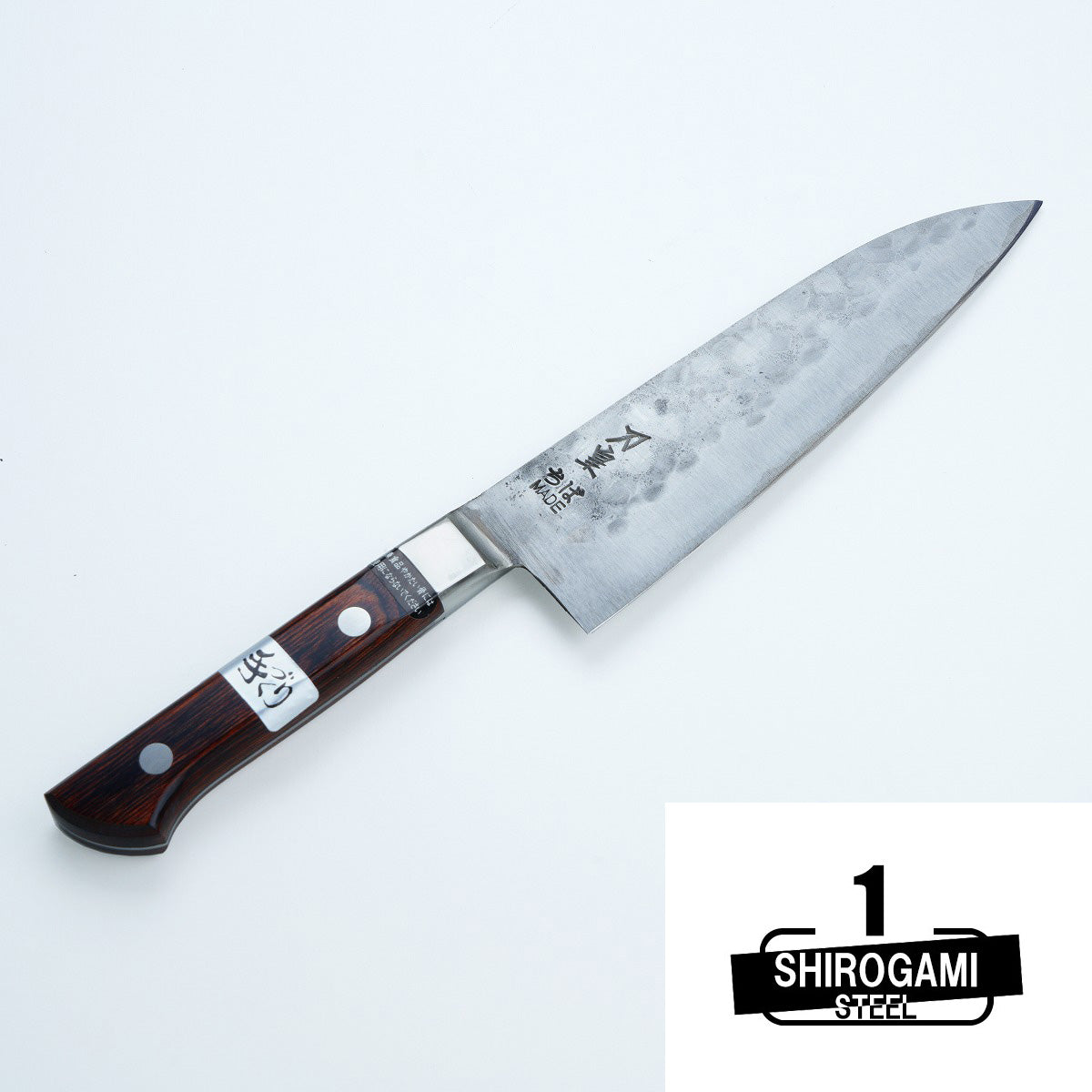 "TOHKO" Gyuto (Chef's Knife) Shirogami Nashiji, 180mm