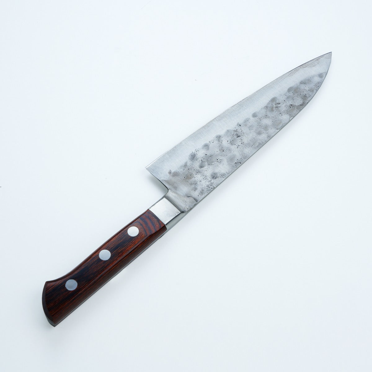 <刀皇> 牛刀（主廚刀）白紙鋼1號　梨地模樣, 180mm