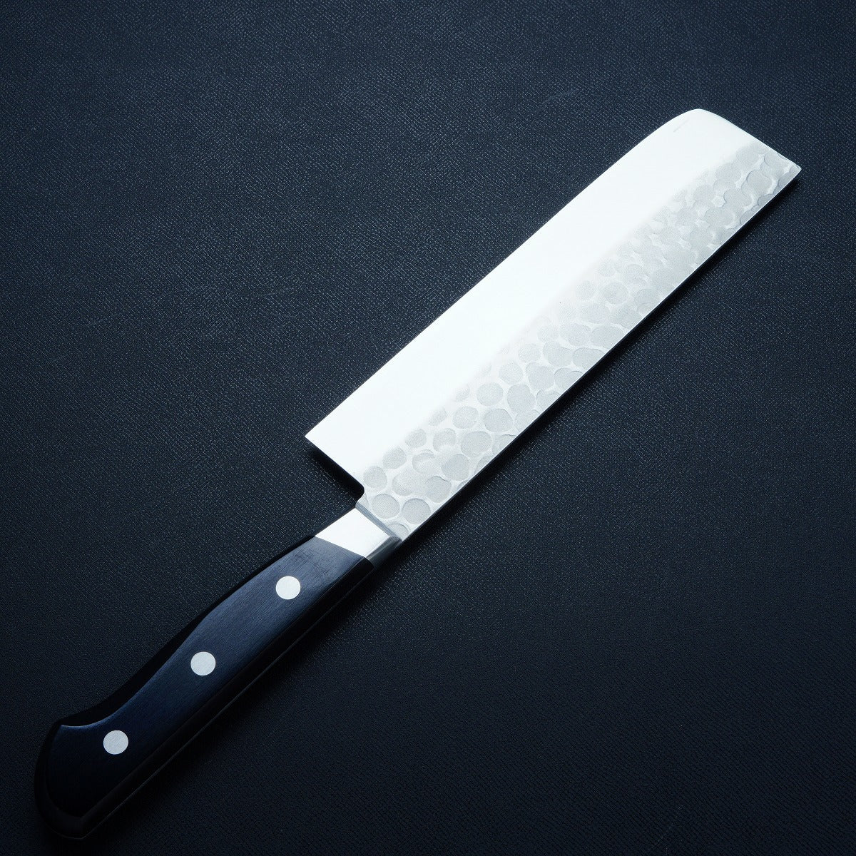 HONMAMON Nakiri (Vegetable Knife) Aogami Steel No.2 with Stainless Steel, 165mm