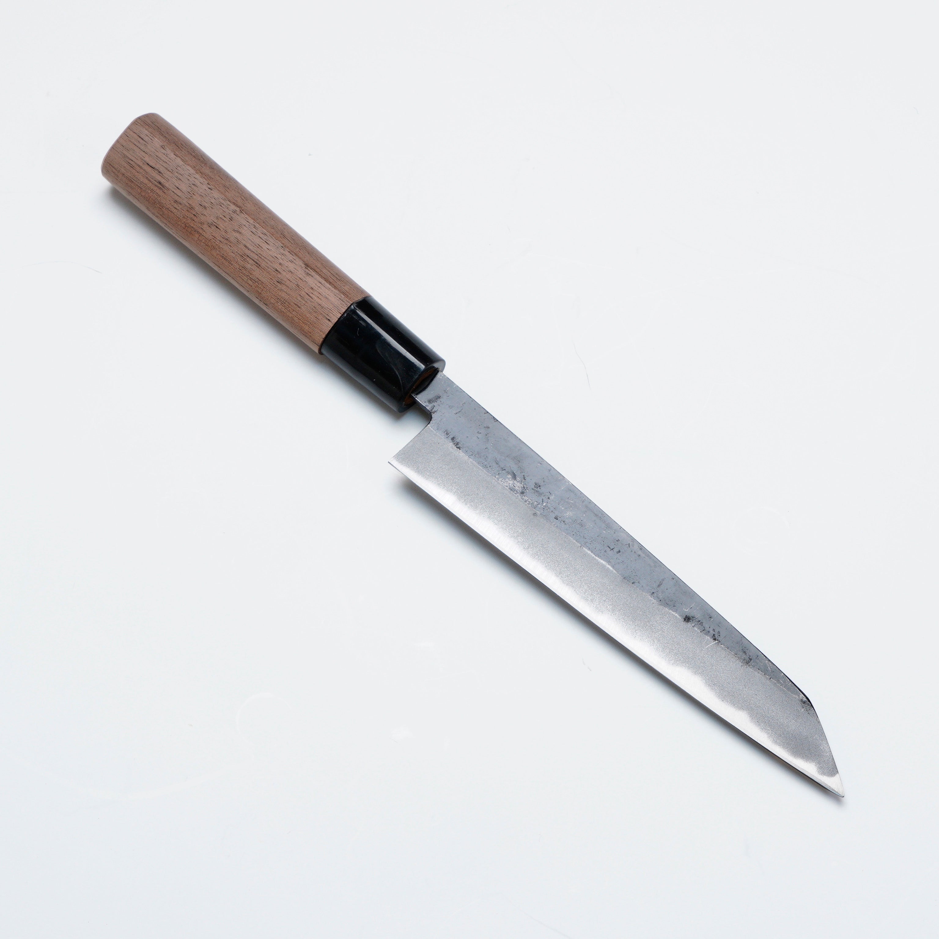 Kiritsuke Yanagiba Kurouchi (Sashimi Knife) Aogami Steel No.2, 150mm~180mm with Kurumi Handle