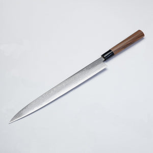HONMAMON 柳刃 (刺身刀) 青紙鋼2號 大馬士革模樣