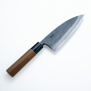 Open image in slideshow, &quot;MOTOKANE&quot; Deba Kurouchi (Butcher Knife) Aogami Steel 1, 150mm~210mm

