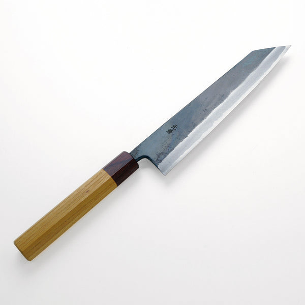 HONMAMON KIYOKANE Chef's Knife 210mm, Aogami Super Steel, Kurouchi Double Bevel Japanese Gyuto