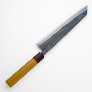 "MOTOKANE" Kiritsuke Gyuto Kurouchi (Chef's Knife) Aogami no.1 Steel, Zelkova Handle, 240mm