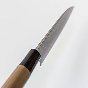 Paring Knife Aogami Steel No.2 Damascus, 105mm~120mm