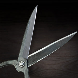 "SAHO" Kyo-Tsushima Type Garden Shears for Right Hander, Edge: Aogami Steel