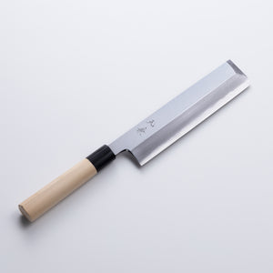 Open image in slideshow, &quot;YOSHIKAZU TANAKA&quot; Sakai Motokane Usuba Kitchen Knife, Shirogami steel no.2, 180mm~210mm
