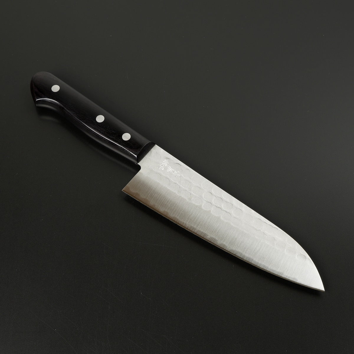 HONMAMON Santoku (Multi-Purpose Knife) Aogami Steel, Satin Finish Surface, 170mm