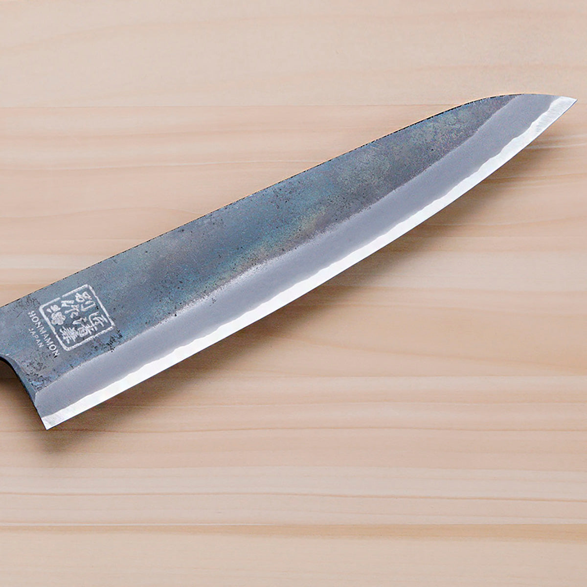 HONMAMON MOTOKANE Wa-Gyuto Kurouchi (Chef's Knife) Aogami Steel