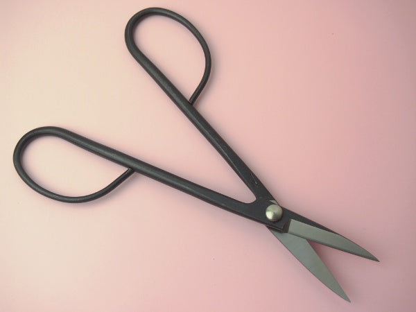 "SHIGEKATSU" Trimming Scissors for Bonsai and Cutting Twigs 210mm(abt 8.3"), Edge : Aogami Steel
